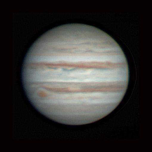Jupiter as viewed from the Pomona College Brackett Observatory