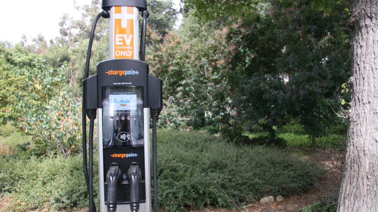 Chargepoint EV charging station
