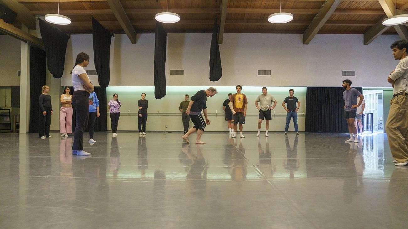 John Pennington dance class