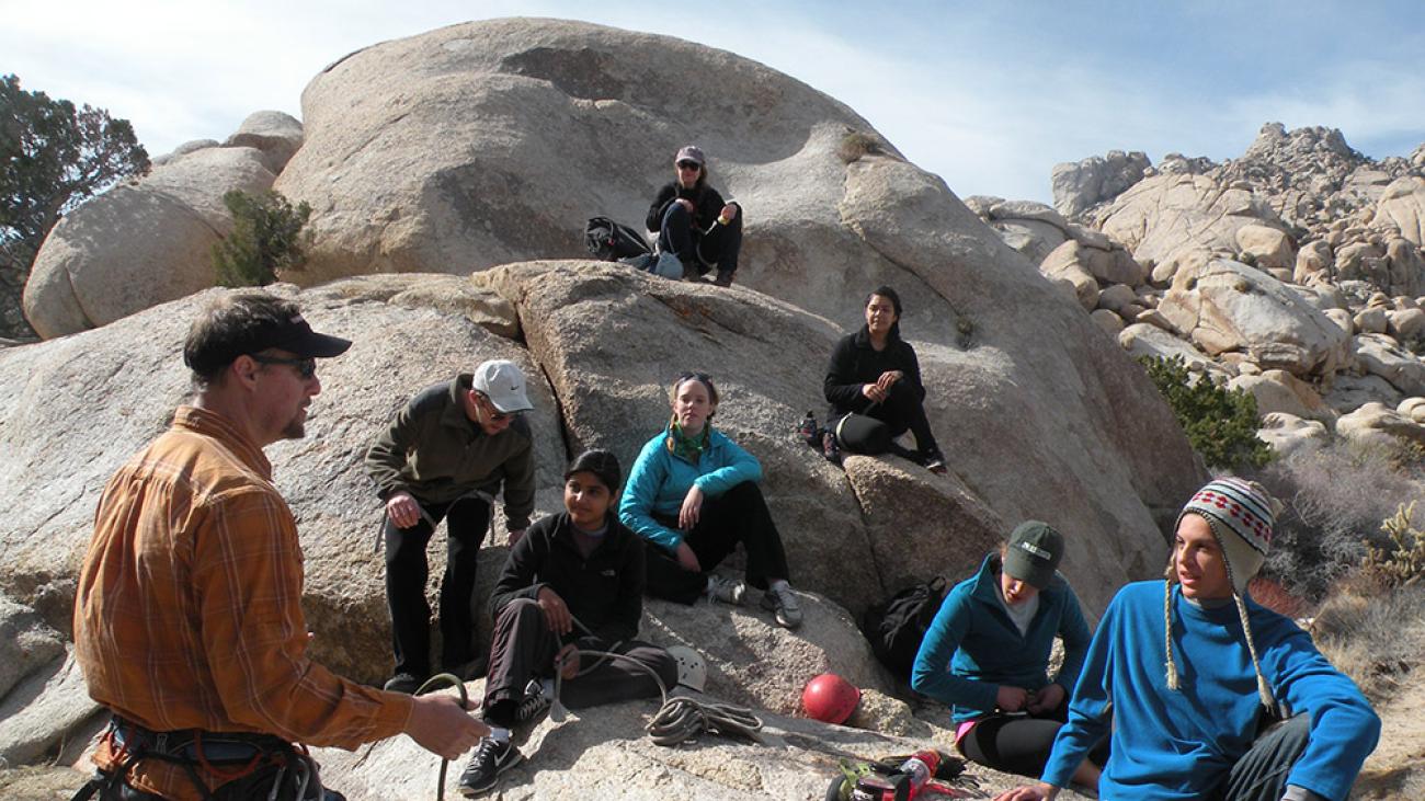 OEC trainings include climbing, wilderness first aid, winter mountaineering, and more.