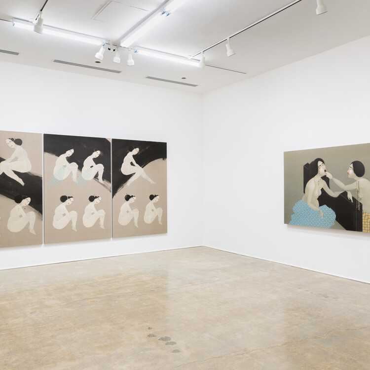 Installation view of "Project Series: Hayv Kahraman" at the Pomona College Museum of Art