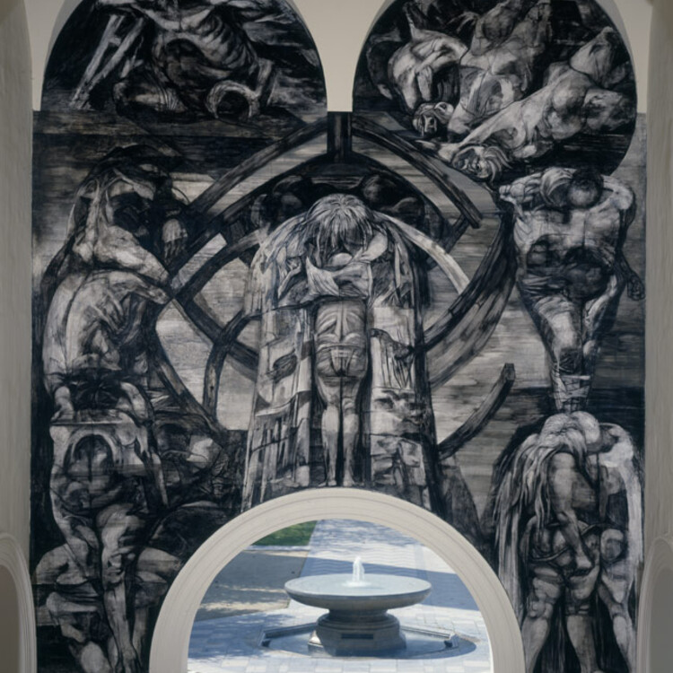 Rico Lebrun, Genesis, 1960, Mural, Frary Dining Hall