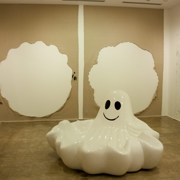 Installation view at the Pomona College Museum of Art. View 1.