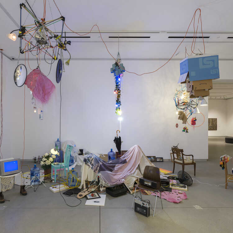 large installation of various objects