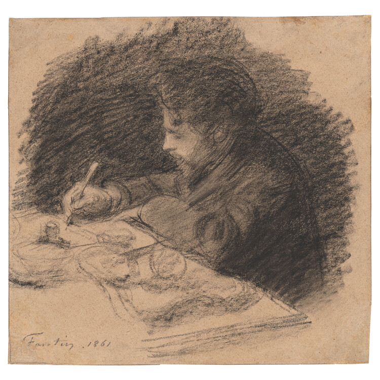 drawing of person drawing