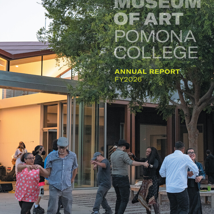 wide shot of people dancing in the courtyard