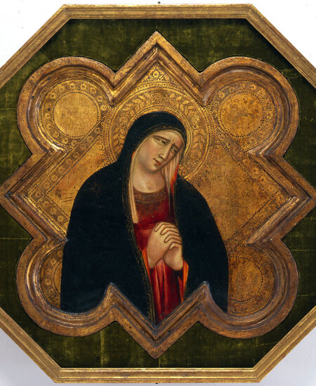 Unknown Florentine School, The Mourning Madonna c. 14th, Tempera on Panel 
