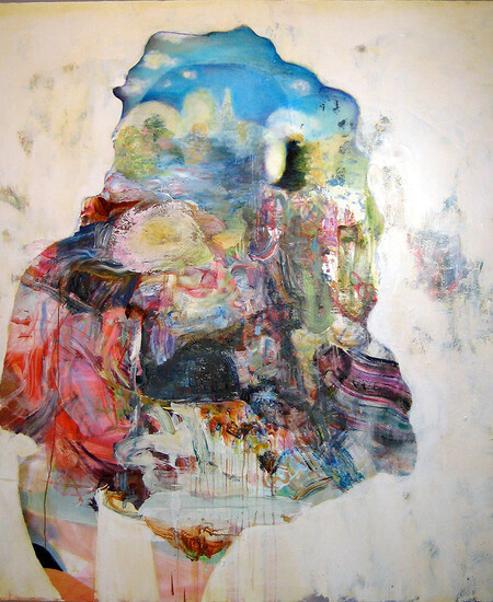 M.A. Peers,Given: Mel's Hole,  2008. Oil on canvas. 65 x 65 in. 