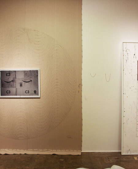 Installation view at the Pomona College Museum of Art. View 2.