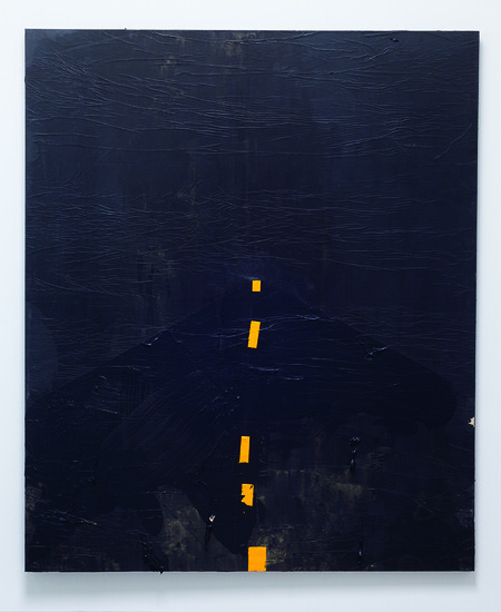 Road: E Avenue J, 2014. Mixed media on canvas, 72 x 60 in. Courtesy the artist and Honor Fraser Gallery, Los Angeles