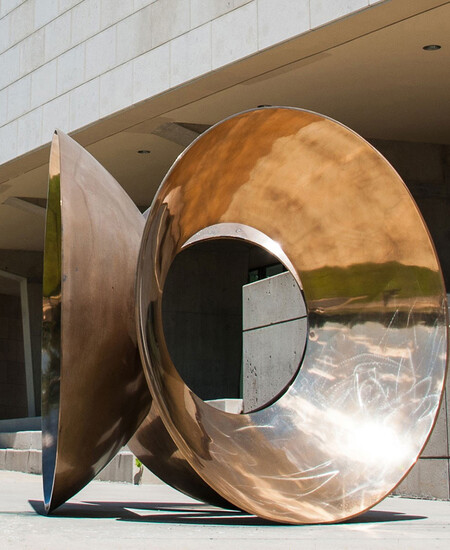 Bronze sculpture outdoors