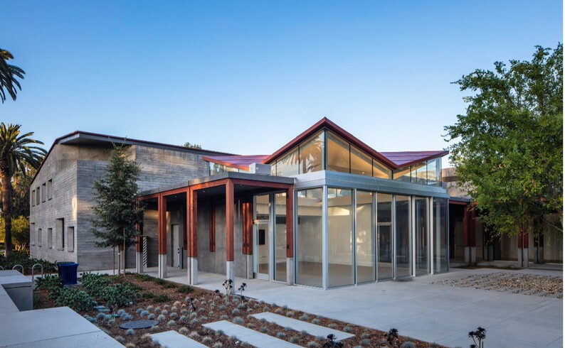 Outdoor architectural photo of pavilion 