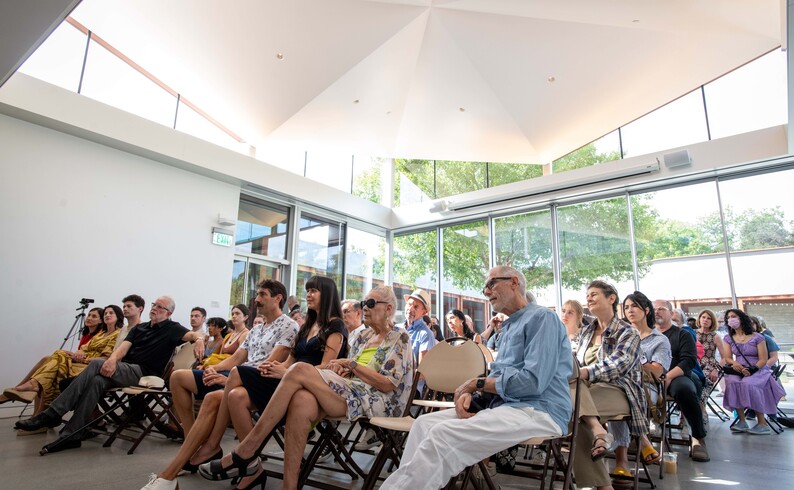 group of people in pavilion