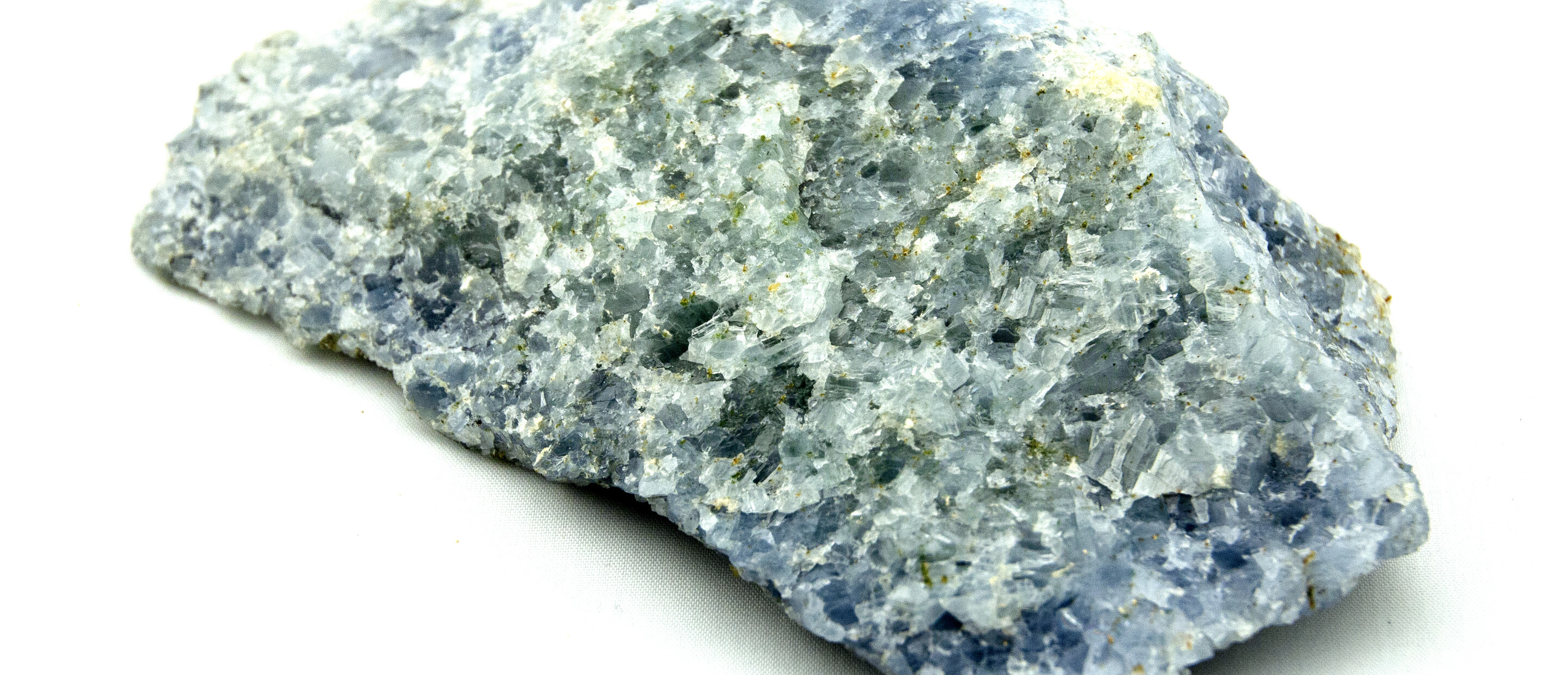 Blue and green geological specimen