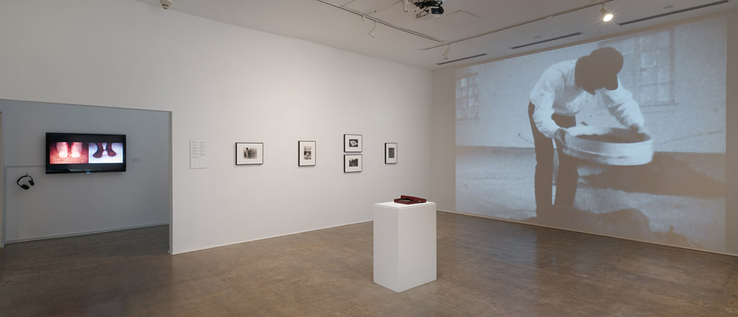 Installation View of Project Series 46: Hirokazu Kosaka: On the Verandah Selected Works 1969 - 1974 at the Pomona College Museum of Art. Photo Credit: Robert Wedemeyer. View 4.
