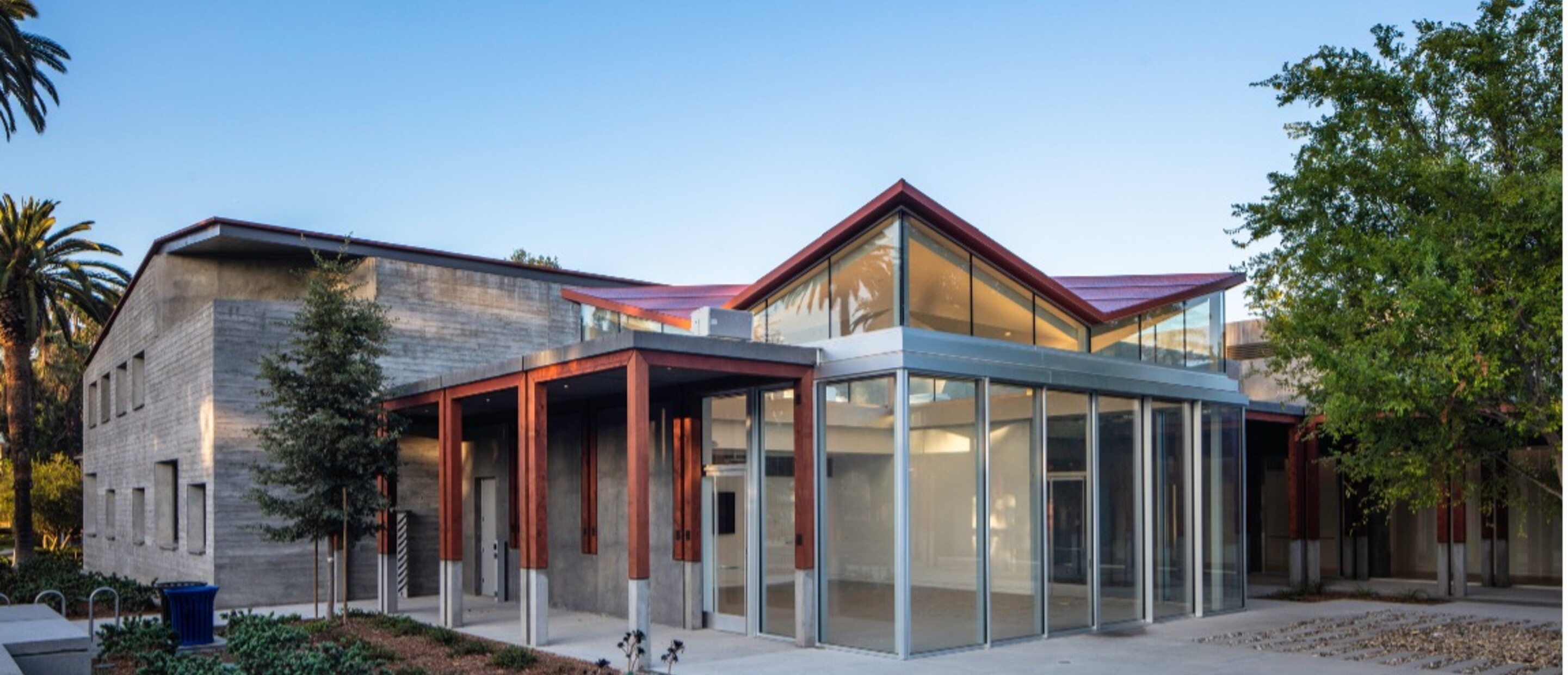 Outdoor architectural photo of pavilion 