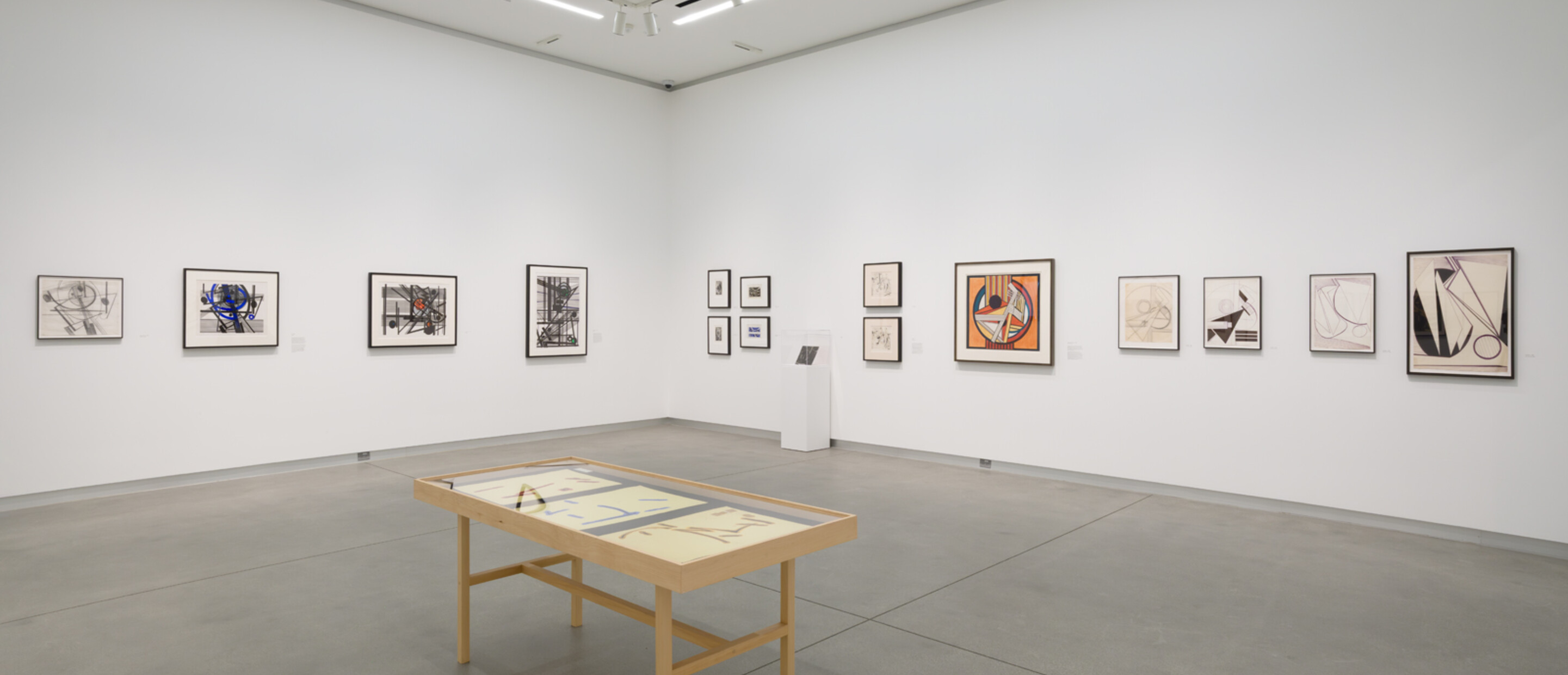 wide shot of gallery