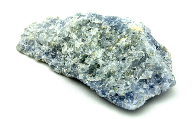 Blue and green geological specimen