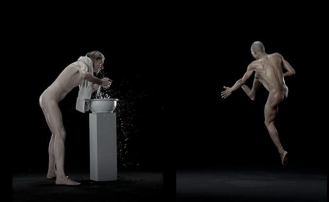 David Michalek, still from Figure Studies, 2012, high-speed HD video, Courtesy of the artist