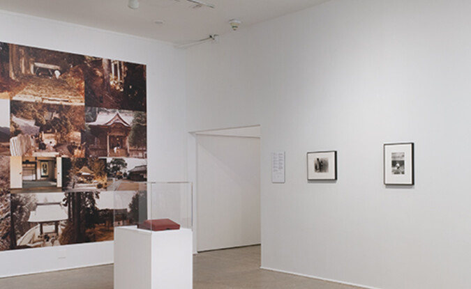 Installation View of Project Series 46: Hirokazu Kosaka: On the Verandah Selected Works 1969 - 1974 at the Pomona College Museum of Art. Photo Credit: Robert Wedemeyer