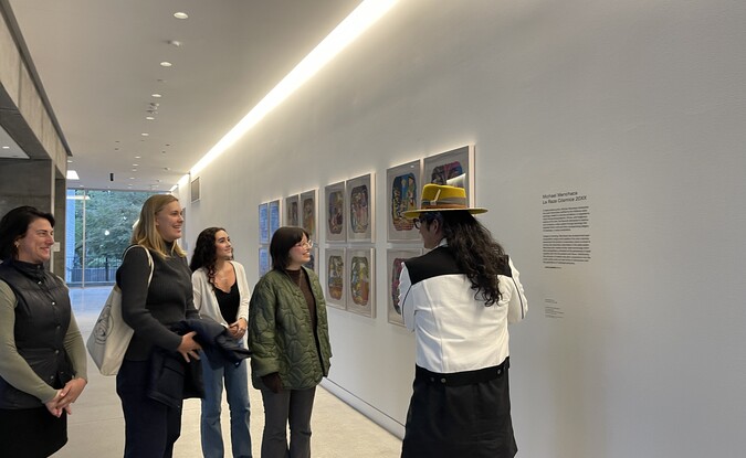 Artist tour of works