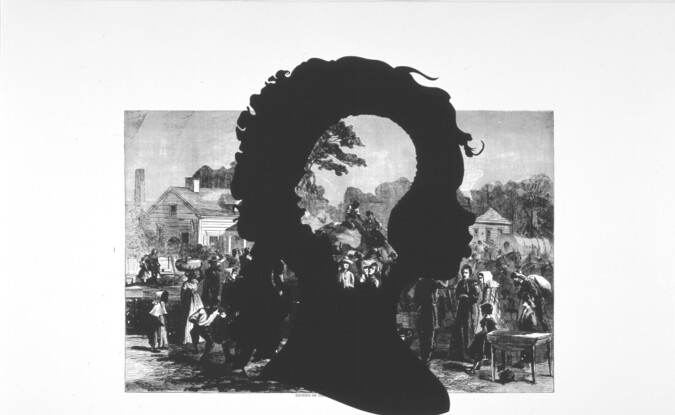 silhouette portrait