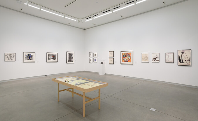 wide shot of gallery