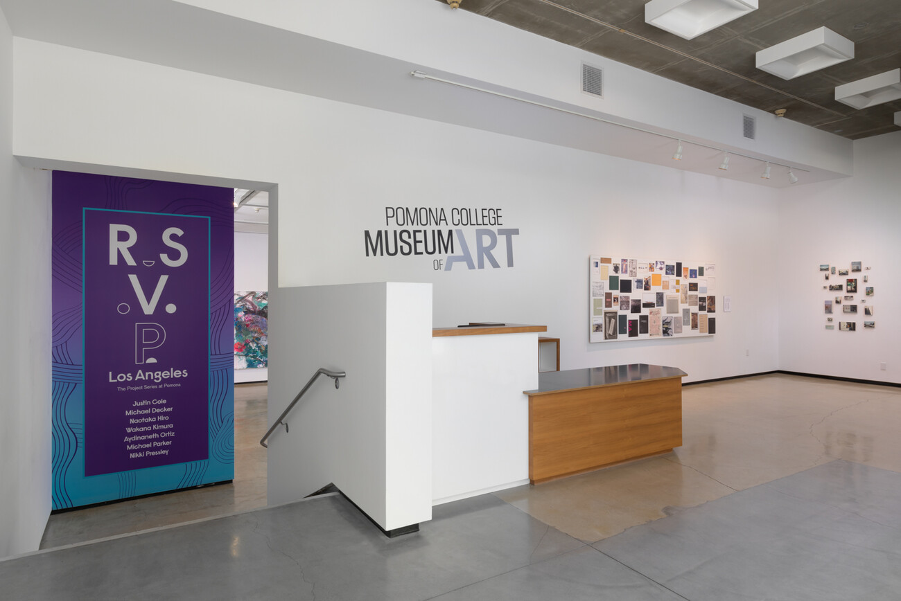 Installation view of R.S.V.P. Los Angeles: The Project Series at Pomona at the Pomona College Museum of Art on view fall 2015