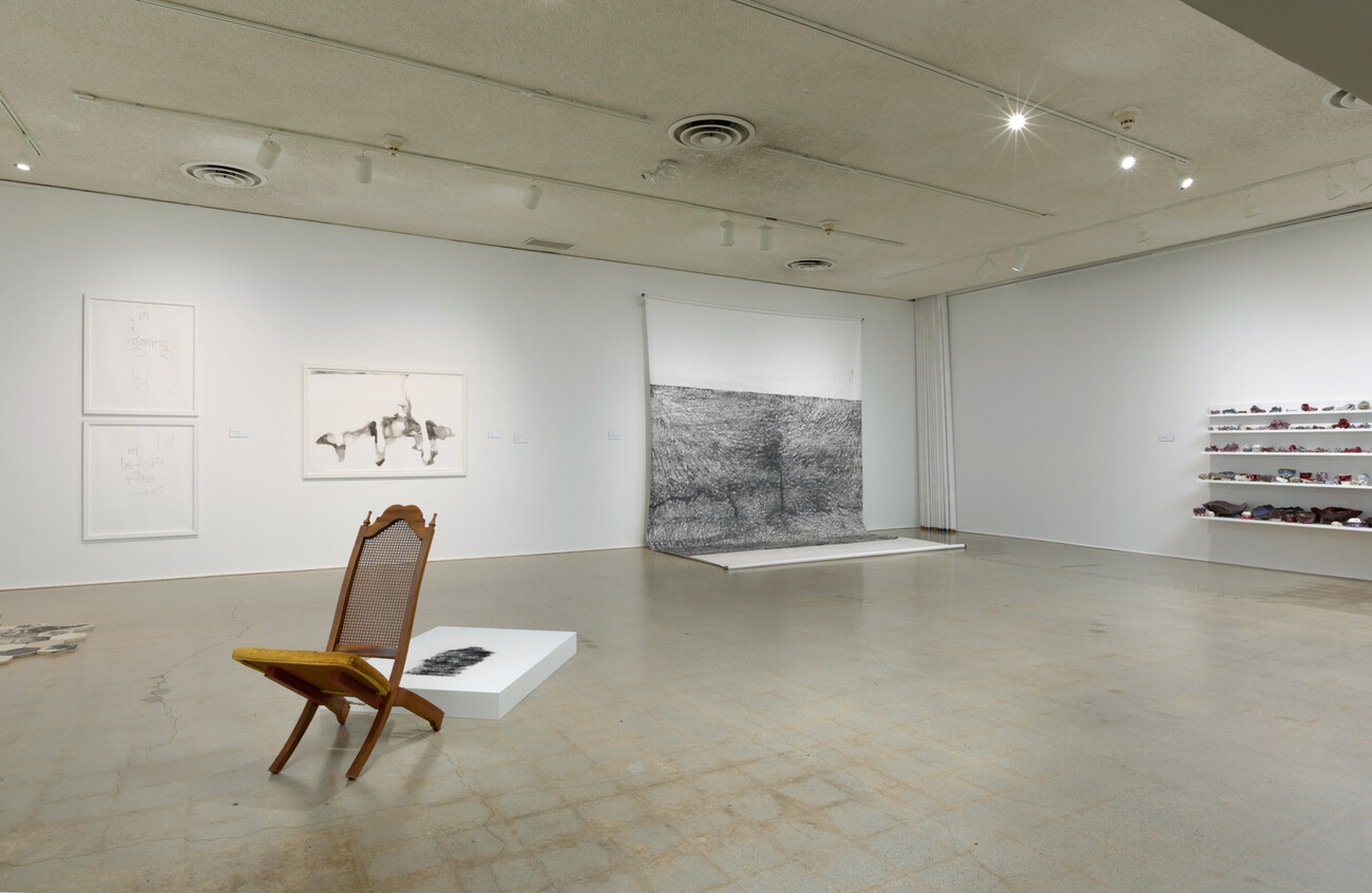 Installation view of R.S.V.P. Los Angeles: The Project Series at Pomona at the Pomona College Museum of Art on view fall 2015