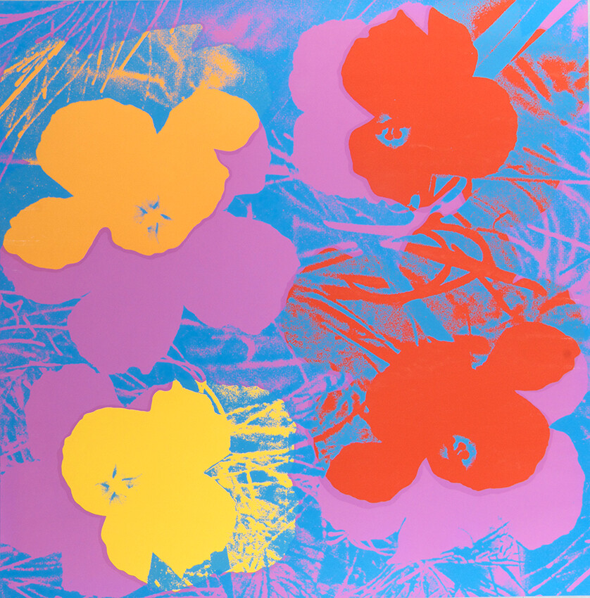 Adam Lister Andy Warhol Flowersプリントアート Andy Warhol Flowers, 1970