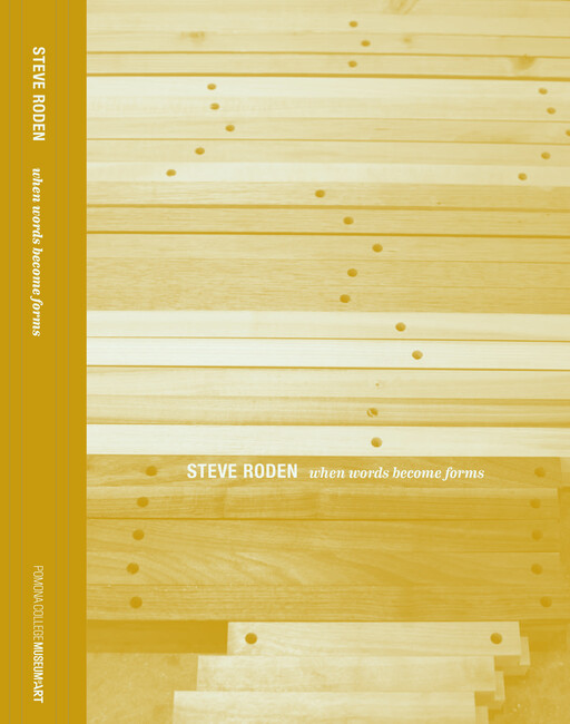 Front cover image of exhibition catalogue from steve roden 