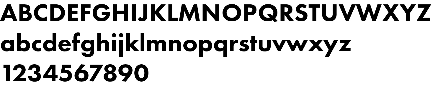 Futura Heavy typeface