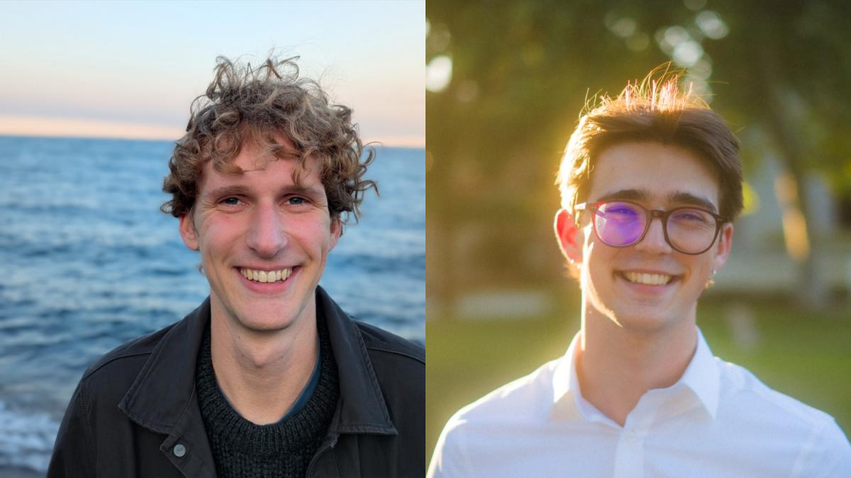 Haakon Pihlaja ’25 and Gabriel Schuhl ’25