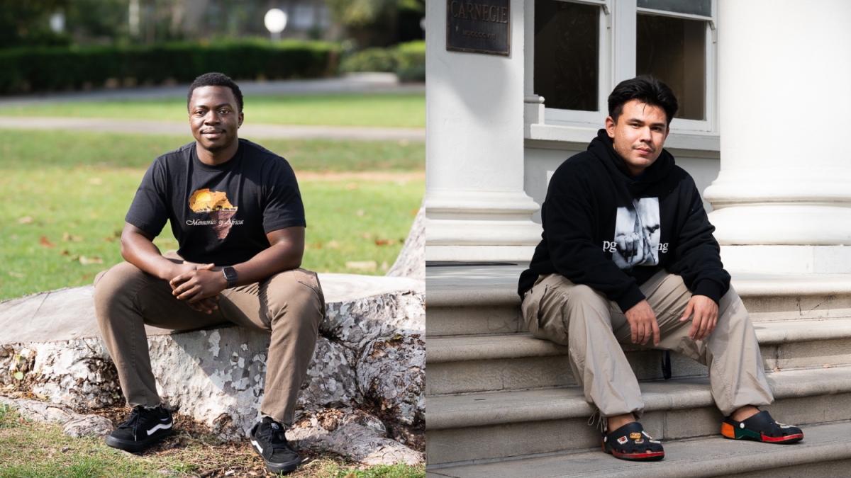 Trevor Bwanika and Andres Jacobo