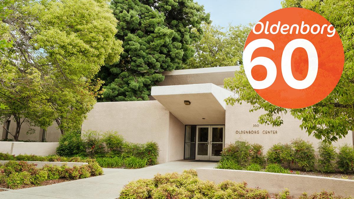 Oldenborg Center with "Oldenborg 60" graphic
