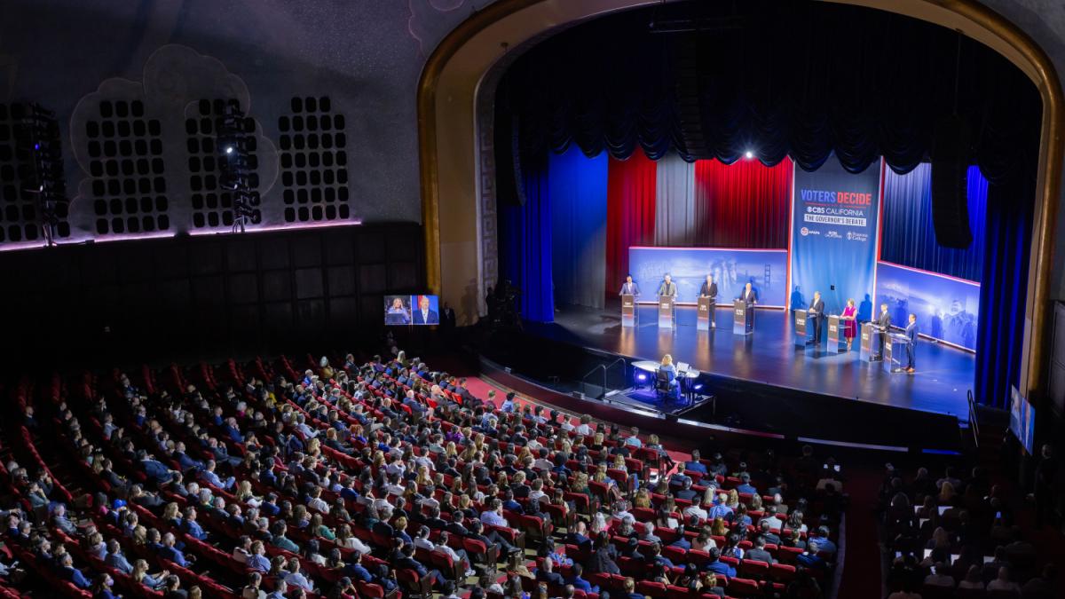 A full auditorium
