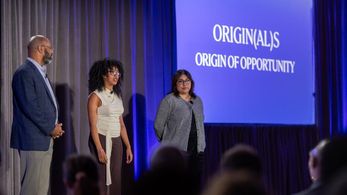 Admissions explaining Originals Campaign affordability