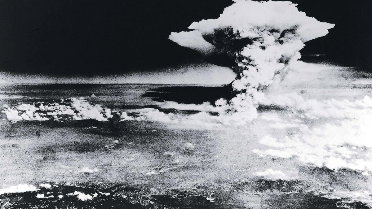 Mushroom cloud over Hiroshima