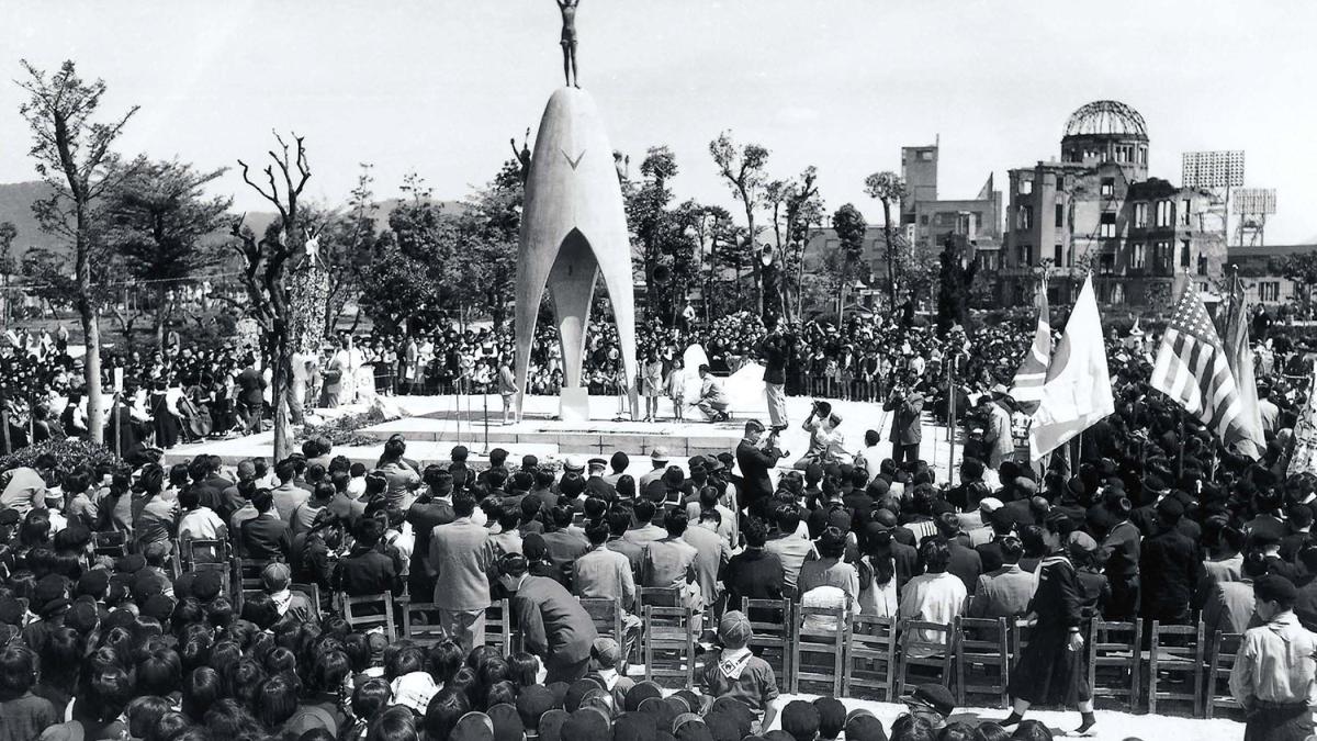 Unveiling ceremony of the Children’s Peace Monument