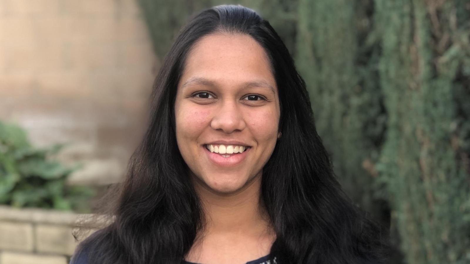 indian woman smiling