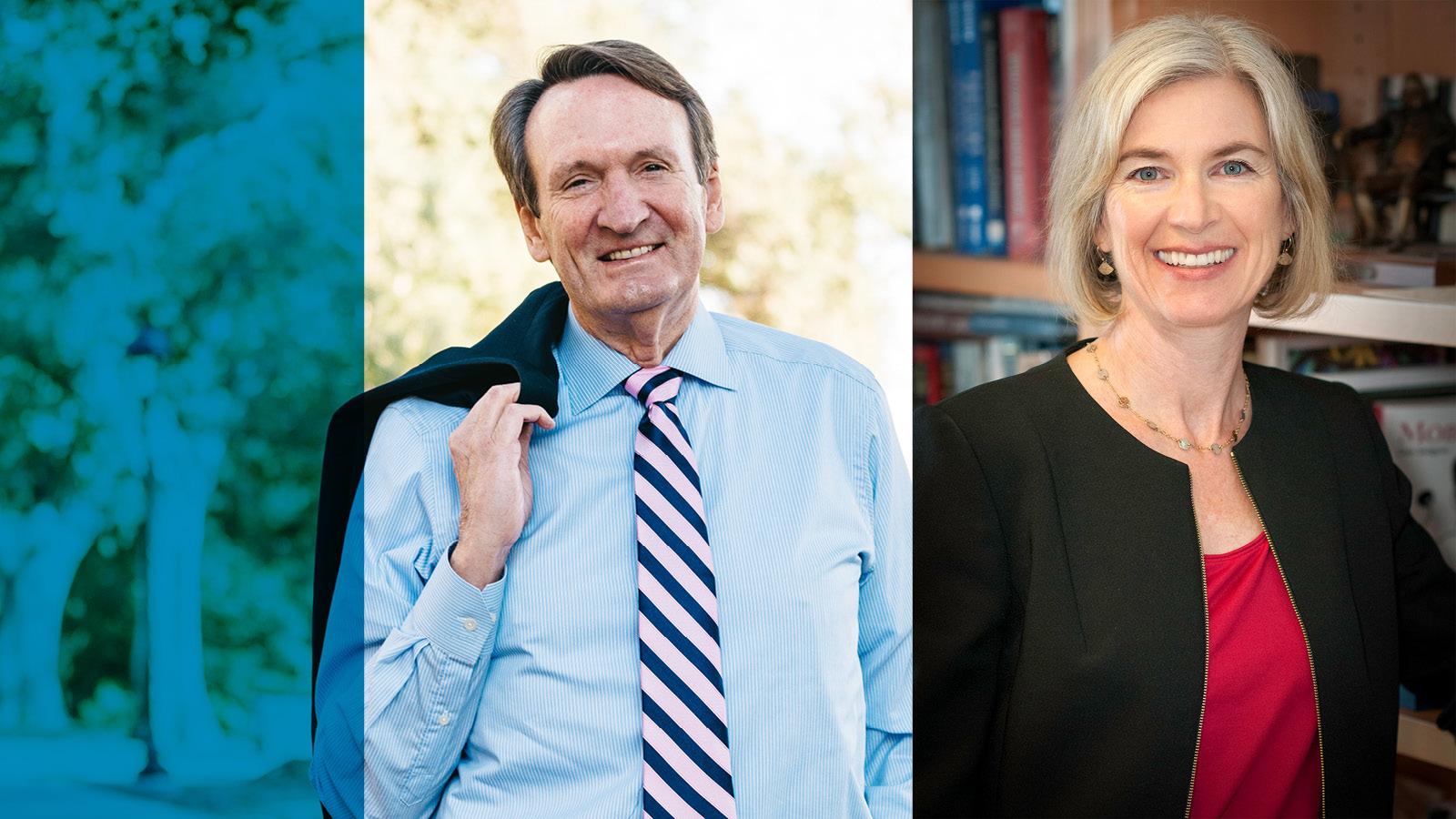 Stewart Smith and Jennifer Doudna, Commencement Speakers 2022