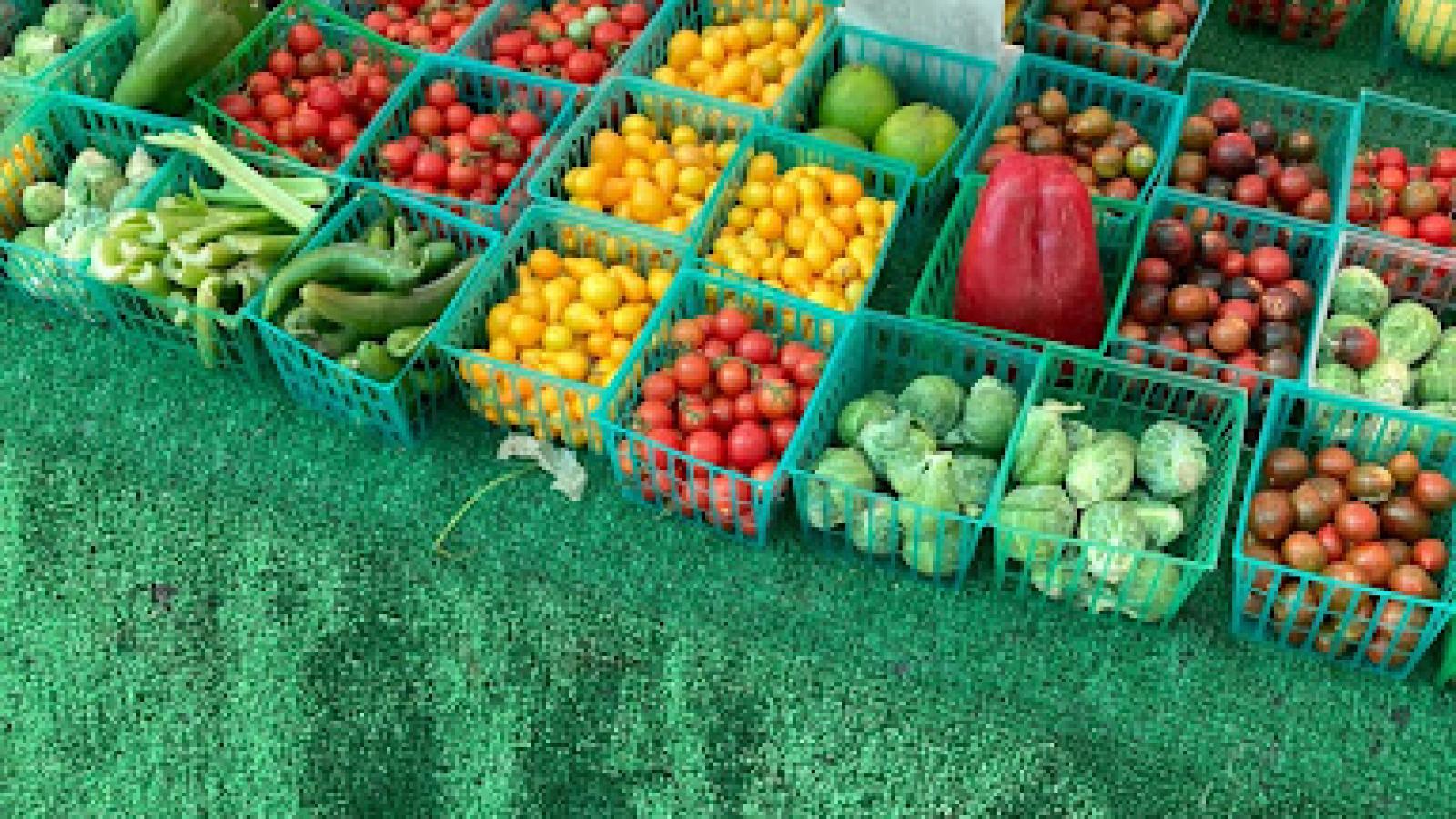 Produce at the Claremont Farmer's Market