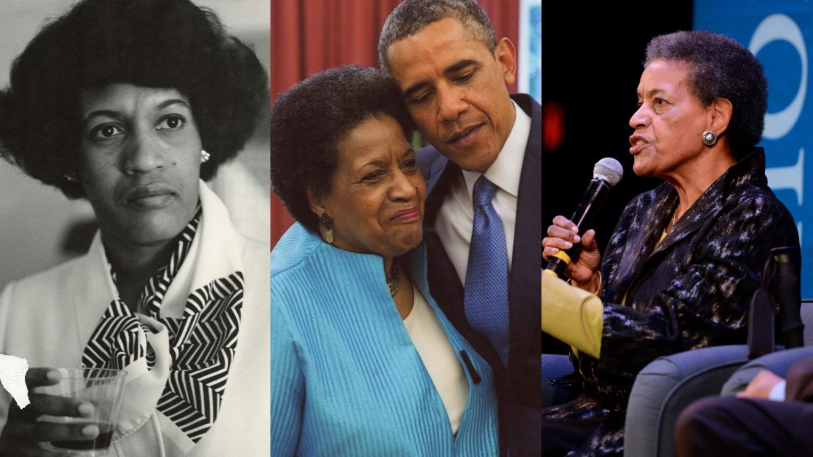 Myrlie Evers-Williams ’68 through the years