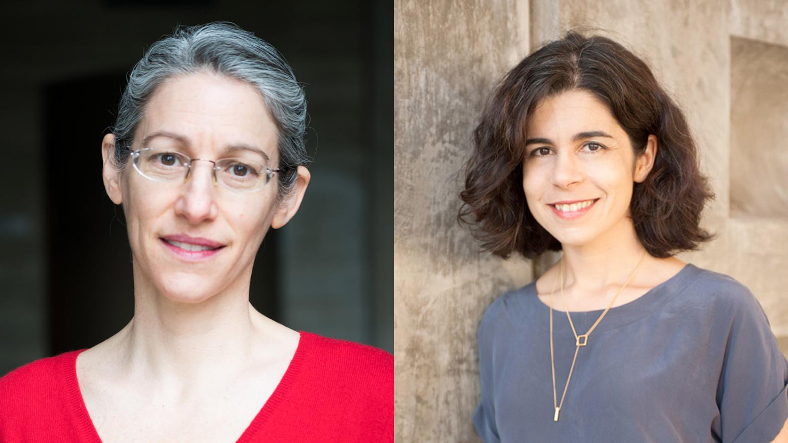 headshots of professors Julie Tannenbaum and Joanne Nucho