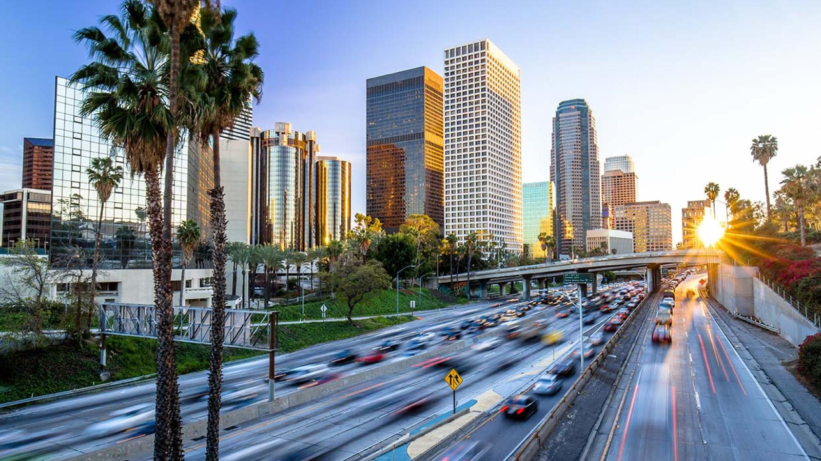 skyline of los angeles