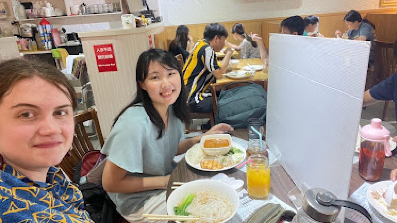 Clara Kilburn ’24 and friend