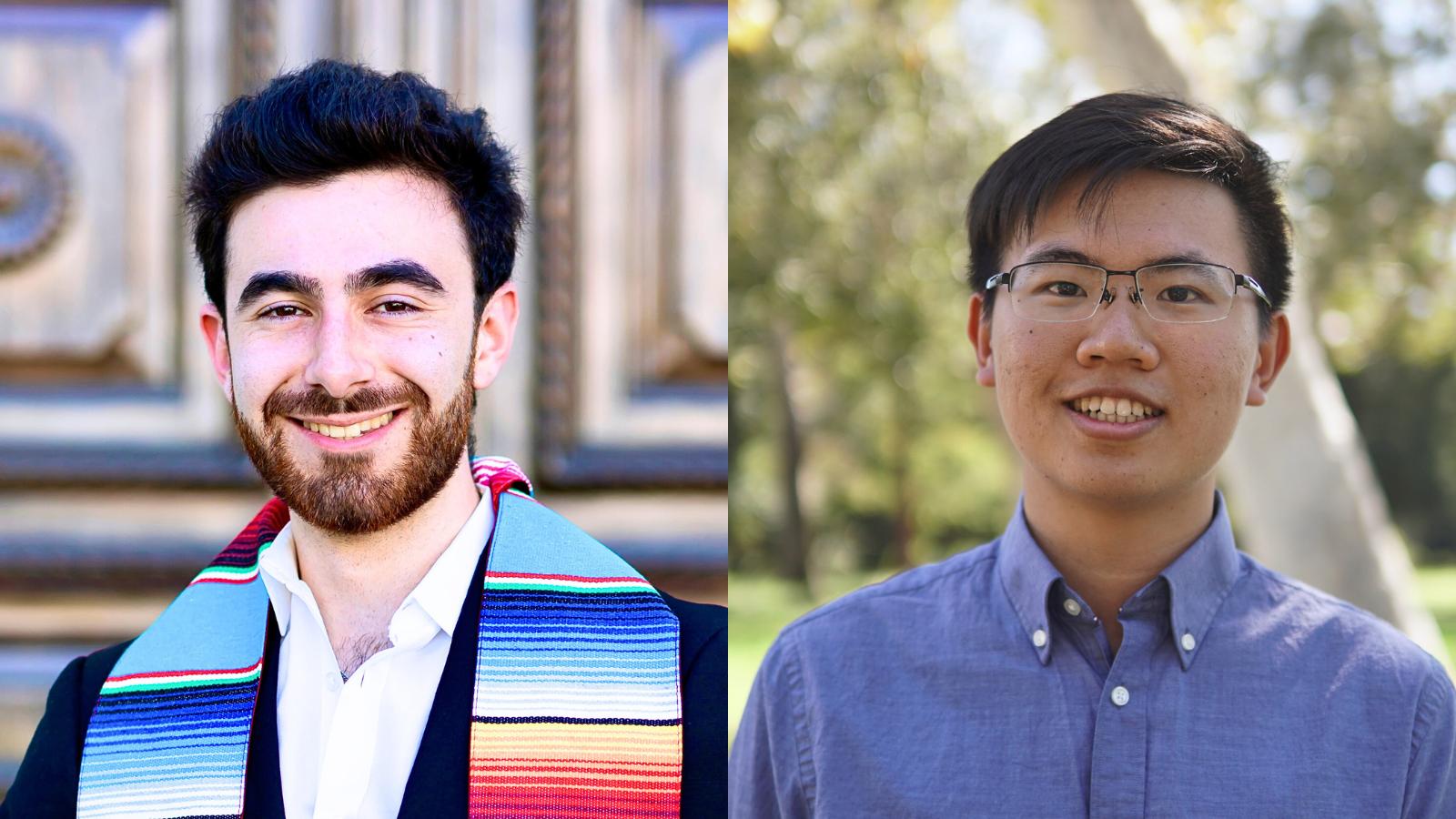 Leo Alaghband ’24 and Zongqi “Tim” Zhai ’24