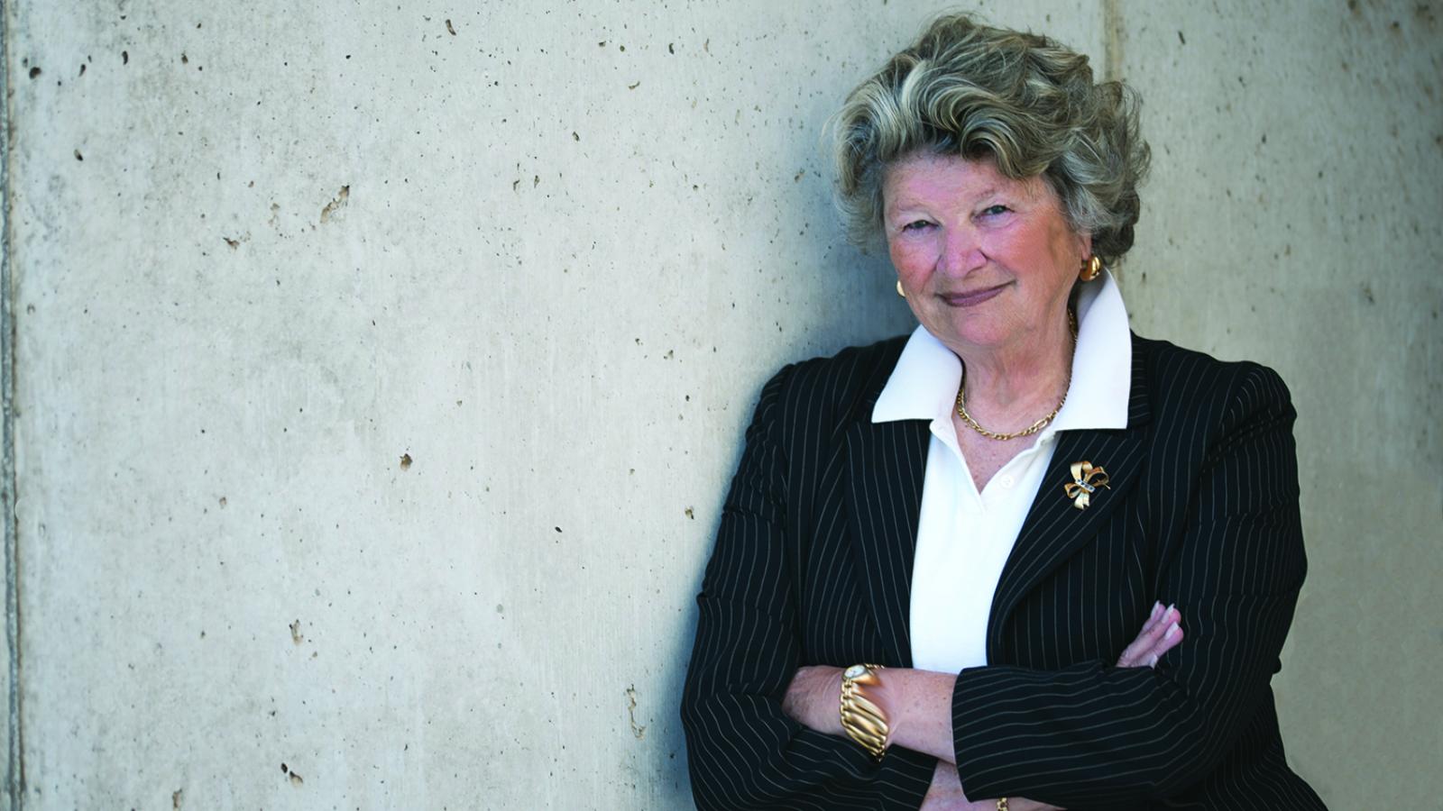 photo of Blaisdell Award winner Mary Walshok, class of 1964