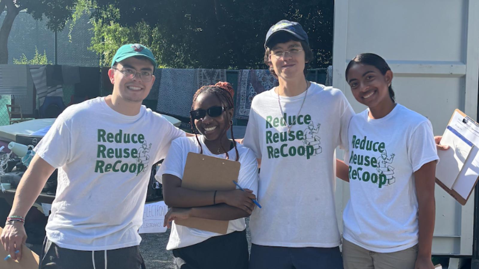 ReCoop student employees posing together