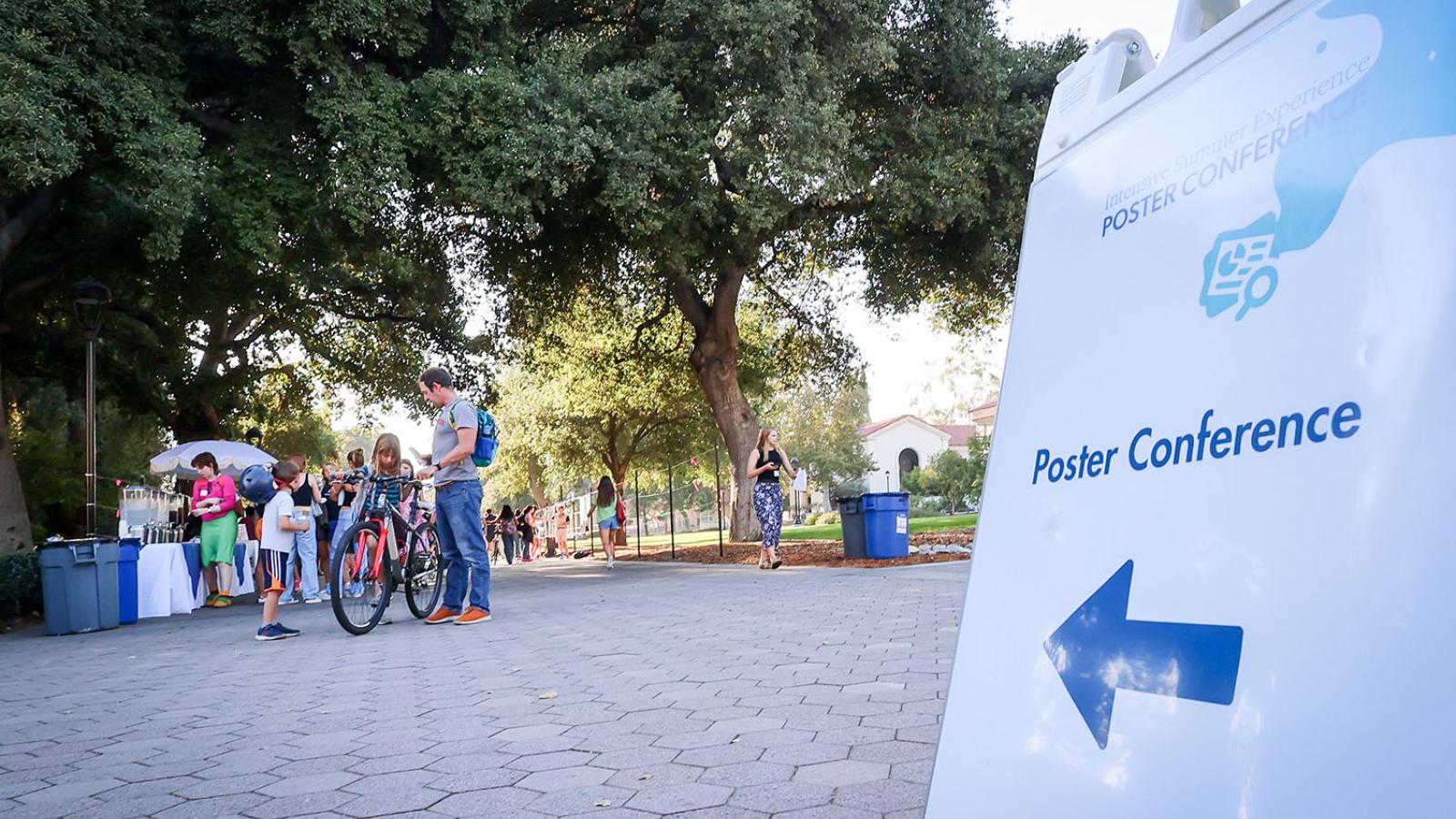 ISE Welcome Sign on Stover Walk